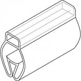 Пластина опорная SPRCC 2 для маркировки RCCV TYCO. Вид 1