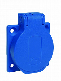 Розетка 10/16a 50х50мм ip54 винты сбоку Schneider Electric. Вид 1