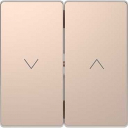 Клавиша-кнопка для жалюзи (шампань) Merten D-Life Schneider Electric. Вид 1