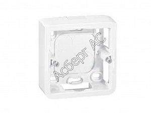 Коробка для накладного монтажа, 2 модуля (30мм) Mosaic Legrand. Вид 1