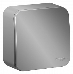 Выключатель 1-клавишный, О/У (cх.1) изол.пл., 10а, 250b (алюминий) Blanca Systeme Electric. Вид 1