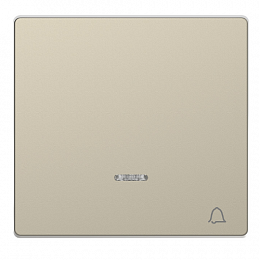 Клавиша с линзой для led модуля, сим. звонок (сахара) Merten D-Life Schneider Electric. Вид 1