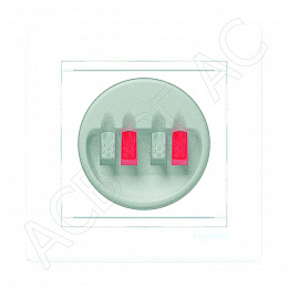 Розетка двойная для колонок (алюминий) Valena Legrand. Вид 1