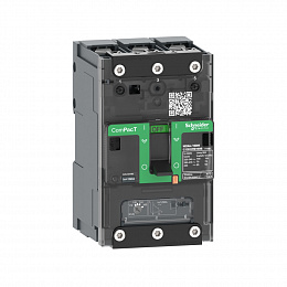 NSXm100B 3P TMD ELINK 100 Автоматический выключатель 3-полюсный, 100А25kA Schneider Electric. Вид 1
