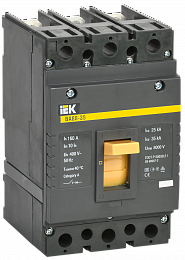 ВА88-35 3P 160A Автоматический выключатель 3-полюсный, 160A, 35kA подключение под шину ИЭК. Вид 1