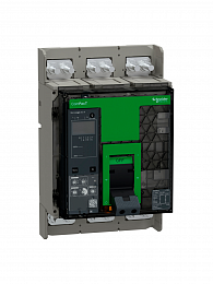 NS1000N Автоматический выключатель 3-полюсный, 1000А, MIC 5.0A, 50 kA Schneider Electric. Вид 1