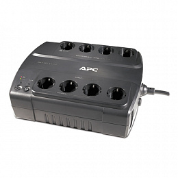 BE550G-R Источник бесперебойного питания APC Back-UPS ES с функцией энергосбережения, 8 розеток, 550ВА, 230В, соединители CEE 7/7 Schneider Electric. Вид 1