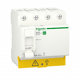Блок утечки тока (УЗО) 25А 4-полюс. 30мА тип A Schneider Electric. Вид 1