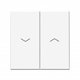 Выключатель 2-кл. для жалюзи, 2х сх.4, 10А, механизм (лотос) ARTGALLERY Systeme Electric. Вид 1