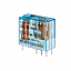 Миниатюрное реле с 2ПК 8А (=24B DC) Finder. Вид 1.