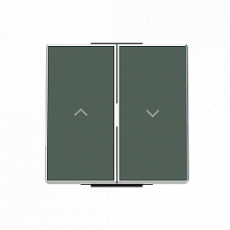 8596.22 CM Клавиша для 2-клавишных выключателей/переключателей/кнопок жалюзи с символом ВВЕРХ/ВНИЗ по центру, SKY, Комодоро ABB. Вид 1