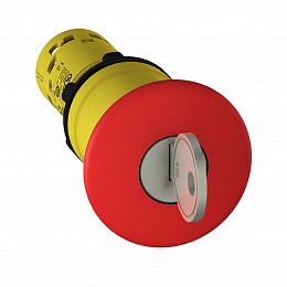 Кнопка аварийного ост., тригг. дей-я xb7ns9445 Schneider Electric. Вид 1