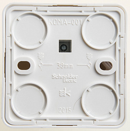 Розетка компьютерная RJ45, кат.5е, О/У (белый) Этюд Systeme Electric. Вид 1