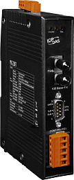 Программируемый сервер устройств, 1xRS-232, 1xRS-485, 1xMulti-mode ST, RoHS ICP DAS. Вид 1