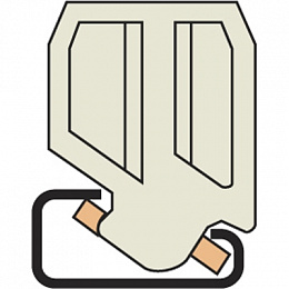 ENT  Фиксатор BAR Торц. для рейки DIN1 TYCO. Вид 1