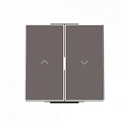 8596.22 TP Клавиша для 2-клавишных выключателей/переключателей/кнопок жалюзи с символом ВВЕРХ/ВНИЗ по центру, SKY, Тауп ABB. Вид 1