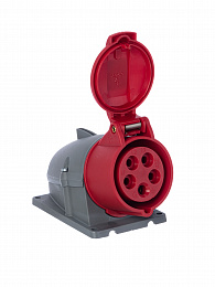 416 RS6 Розетка для монтажа на поверхность 16A, 3P+N+E, IP44 ABB. Вид 1