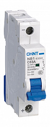 NB1-63DC Автоматический выключатель 1-полюсный, 6A, 6kA, DC (хар-ка C) CHINT. Вид 1