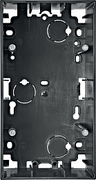Корпус для открытого монтажа, 2-постовый, sm (антрацит) Merten Schneider Electric. Вид 1