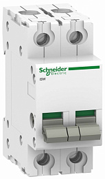 iSW 2П 40A Выключатель нагрузки 2-полюсный 40А Schneider Electric. Вид 1