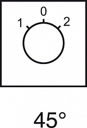 Маркировка для кулачкового переключателя xbcy2213 Schneider Electric. Вид 1