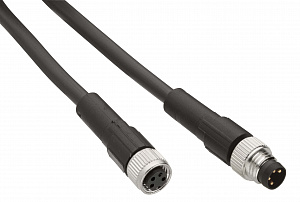 Шина тм7, прямой m12-b 4pin, female-без разъема, 10м Schneider Electric. Вид 1