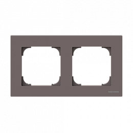 8572 TP Рамка 2-постовая, SKY, Тауп ABB. Вид 1