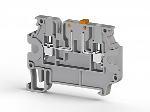 AVK 2,5 A Клеммник с размыкателем 2,5мм² (серый) Klemsan. Вид 1