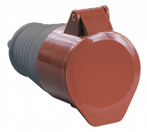 ССИ-215 Розетка кабельная 3Р+РЕ+N 16А 380-415В IP44 ИЭК. Вид 1