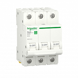 Автоматический выключатель 3-полюсный (АВ) B 32А 6кA Schneider Electric. Вид 1
