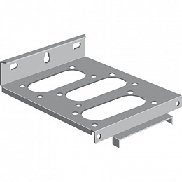 Фланец OEZXP340C, 400x330(фланец3) с вытянутыми отверстиями для рубильников в металлическом боксе ABB. Вид 1