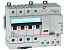 DX3 Дифф. автомат 4-полюсный, 63A 30mA, тип АC, 6kA (хар-ка C) Legrand. Вид 1.