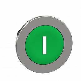 Корпус кнопки 22мм зеленая, с возвратом, с марк., заподлицо CUST Schneider Electric. Вид 1