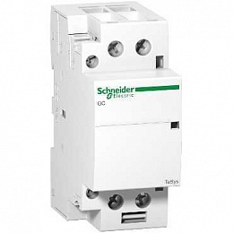Модульный контактор 4полюса (4но).63а. цепь управления 220в 50гц Schneider Electric. Вид 1