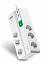 Cетевой фильтр, 6 розеток, кабель 2м, белый Schneider Electric. Вид 1.