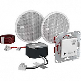 Аудиосистема Bluetooth (белый) Unica Schneider Electric. Вид 1