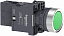 Кнопка зеленая с подсветкой СLED,220В 1НО Schneider Electric. Вид 1.