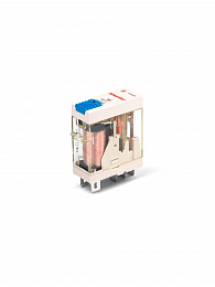 Реле 2CO, 8A(250VAC/30VDC), 24VDC, LED, мех. инд., тест-кнопка Shenler. Вид 1