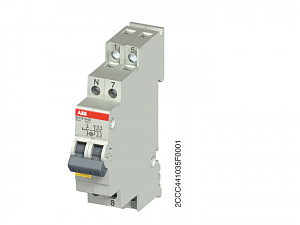 E211X-16-30 Выключатель 2-поз. I-0 с индикацией, на DIN-рейку 16А 3НО 250В AC ABB. Вид 1