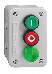 Кнопочный пост, 2 кнопки, зеленая, красная Schneider Electric. Вид 1