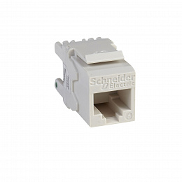 Модуль rj45 keystone кат.6 utp белый Schneider Electric. Вид 1