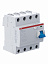 F204 AC 25/30 Блок утечки тока 4-полюсный, 25A, 30mA, тип АC (УЗО) ABB. Вид 3.