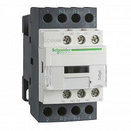 Контактор d 4p (2но+2нз), ас1 32 а, но+нз, 12v dс, огран. перенапряжений, Schneider Electric. Вид 1