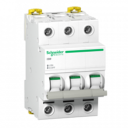 iSW 3P 63A Выключатель нагрузки 3-полюсный, 63А Schneider Electric. Вид 1