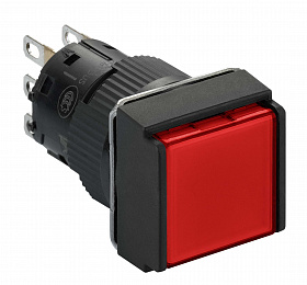 Кнопка с подсветкой но нз 12v xb6ecw4j1p Schneider Electric. Вид 1