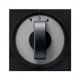 Накладка на жалюзийный выключатель (черный матовый) System 55 Gira. Вид 1