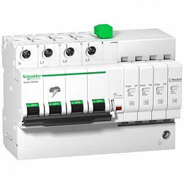 УЗИП со встроенной защитой IQUICK IQUICK PRD 3П+Н 40кА с картриджами Schneider Electric. Вид 1