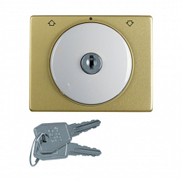 Накладка с замком к жалюзийному замочному выключателю (полярная белизна, глянцевый) Arsys Berker. Вид 1