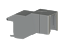 ККВ95 Защитный профиль для AVK95B (серый) Klemsan. Вид 1.