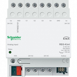 Аналоговый вход 4 порта REG-K/4 Schneider Electric. Вид 1